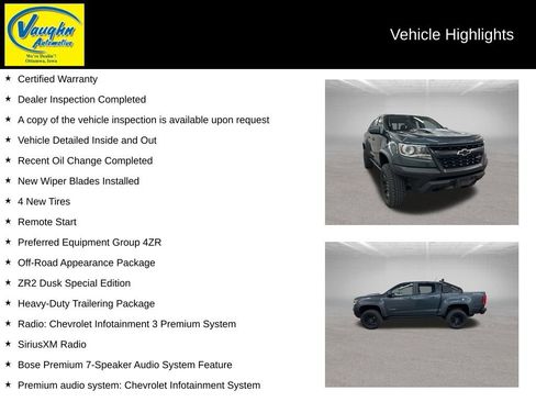 Used 2019 Chevrolet Colorado ZR2 w/ ZR2 Dusk Special Edition AWD/4WD image 2