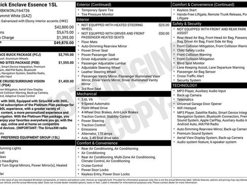 Used 2022 Buick Enclave Essence w/ Experience Buick Package FWD image 12