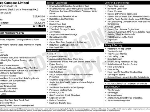 Used 2019 Jeep Compass Limited image 7