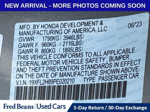 Used 2023 Honda Civic Sport image 14