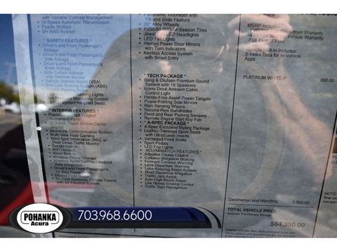 New 2026 Acura MDX A-Spec image 41