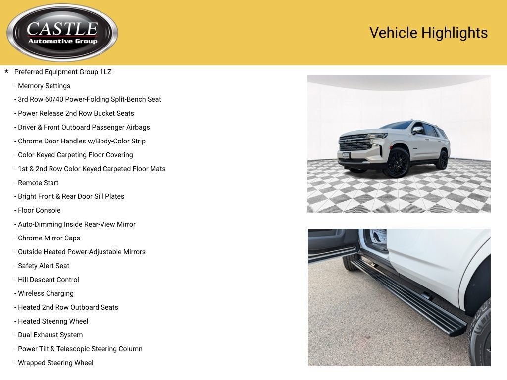 Used 2023 Chevrolet Tahoe Premier w/ Advanced Technology Package AWD/4WD image 4