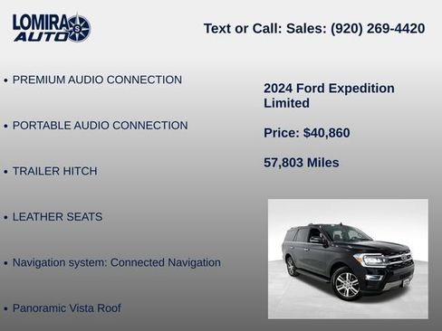 Used 2024 Ford Expedition Limited AWD/4WD image 21