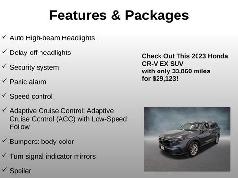 Certified 2023 Honda CR-V EX image 20
