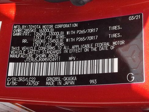 Used 2021 Toyota 4Runner TRD Off-Road Premium w/ Moonroof Package image 28