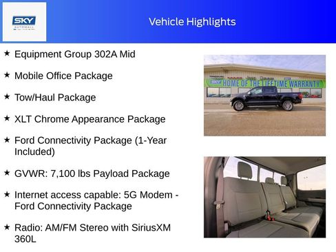 New 2026 Ford F150 XLT w/ Equipment Group 302A MID image 11