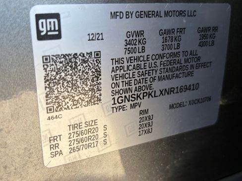 Used 2022 Chevrolet Tahoe Z71 w/ Off-Road Capability Package image 31