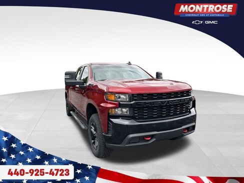 Used 2021 Chevrolet Silverado 1500 Custom Trail Boss w/ LPO, Dark Essentials Package AWD/4WD image 7