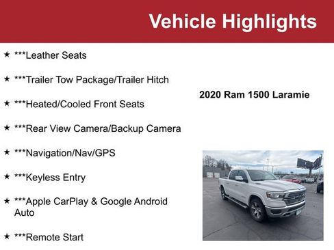 Used 2020 RAM 1500 Laramie image 2