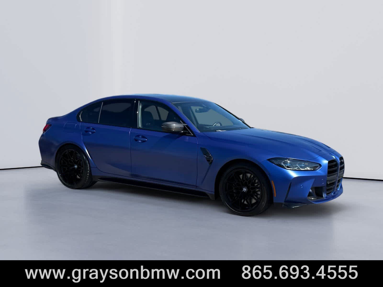 Used 2024 BMW M3 Competition w/ M Carbon Exterior Package RWD image 1