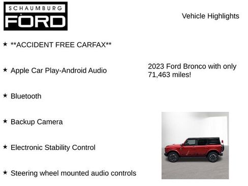 Used 2023 Ford Bronco Outer Banks AWD/4WD image 7
