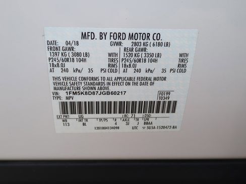 Used 2018 Ford Explorer XLT w/ Equipment Group 202A image 35
