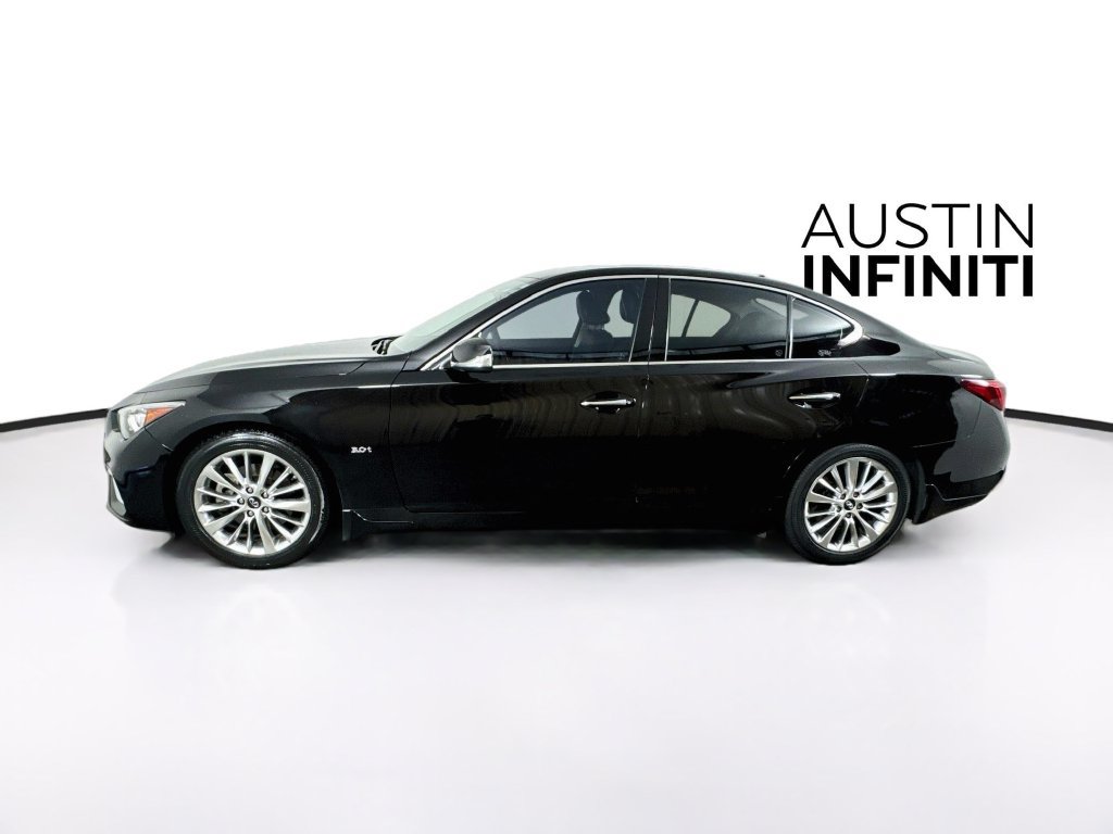 Certified 2019 INFINITI Q50 Luxe w/ Essential Package (3.0T Luxe) RWD image 4