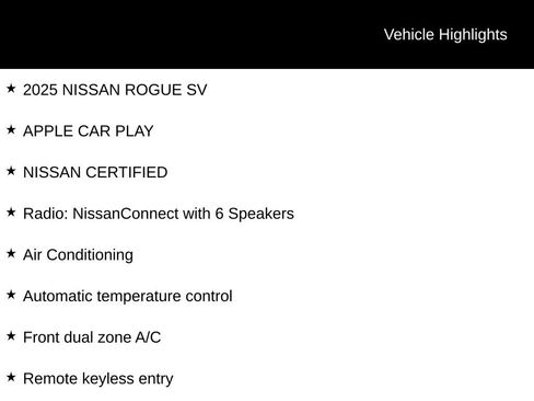 Certified 2025 Nissan Rogue SV AWD/4WD image 6