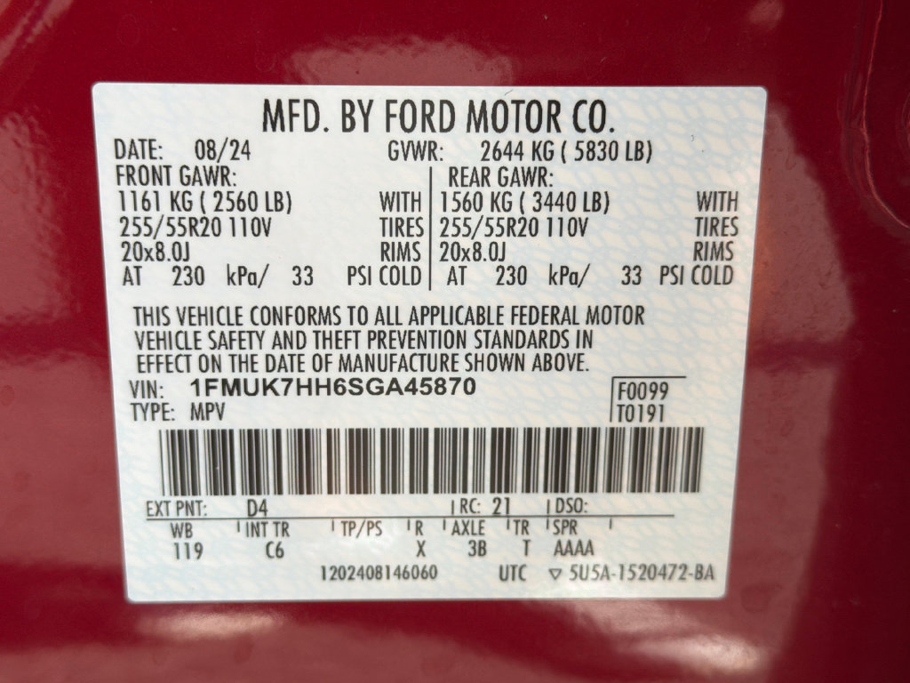 Used 2025 Ford Explorer Platinum RWD image 34