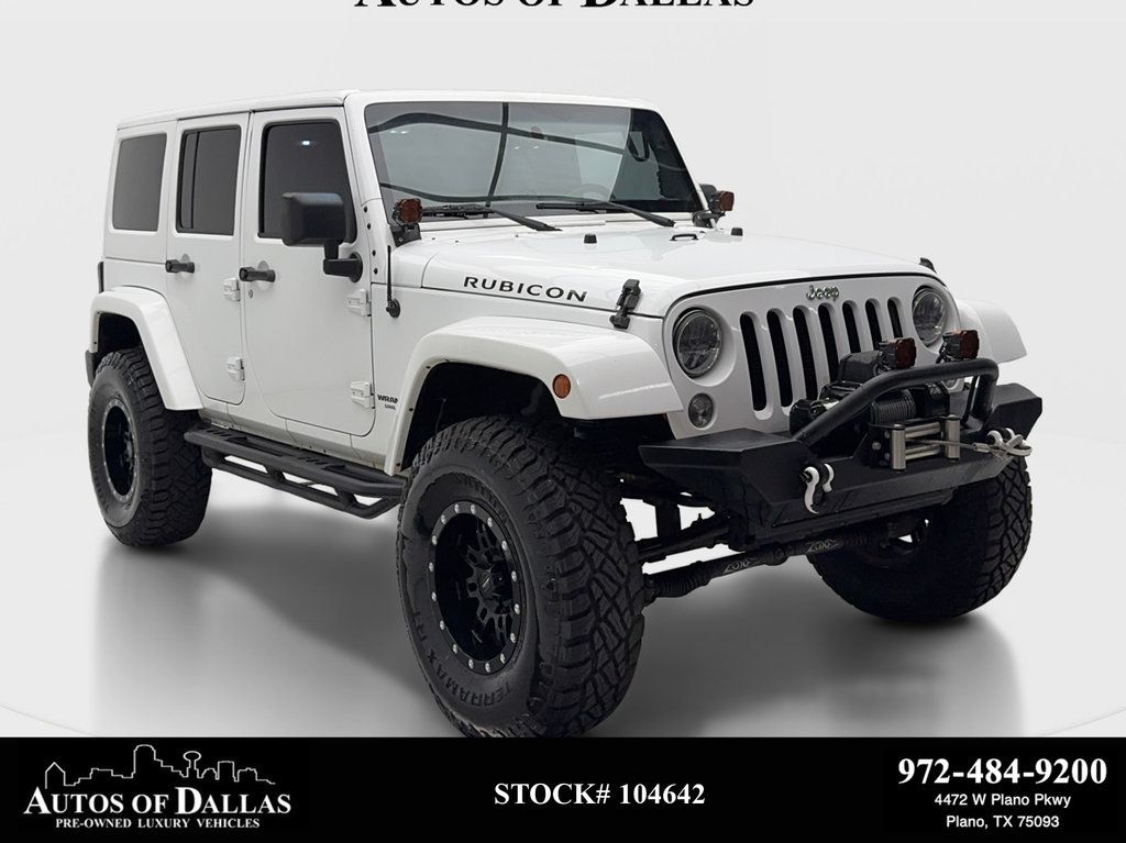 Used 2016 Jeep Wrangler Unlimited Rubicon w/ Connectivity Group AWD/4WD image 1