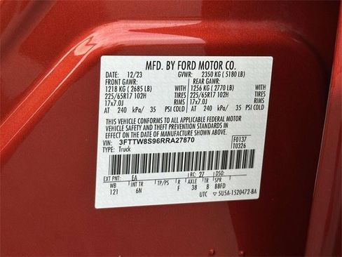 Certified 2024 Ford Maverick Lariat w/ FX4 Off-Road Package image 27