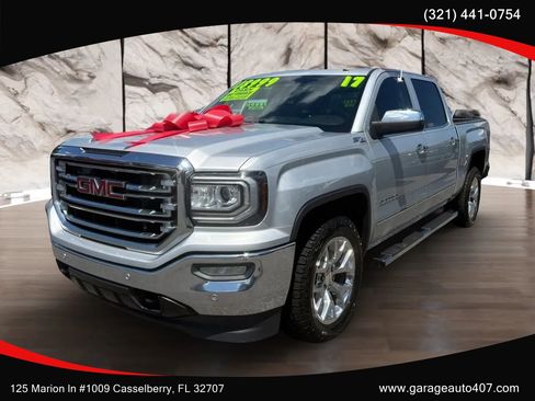 Used 2017 GMC Sierra 1500 SLT w/ SLT Premium Package AWD/4WD image 3