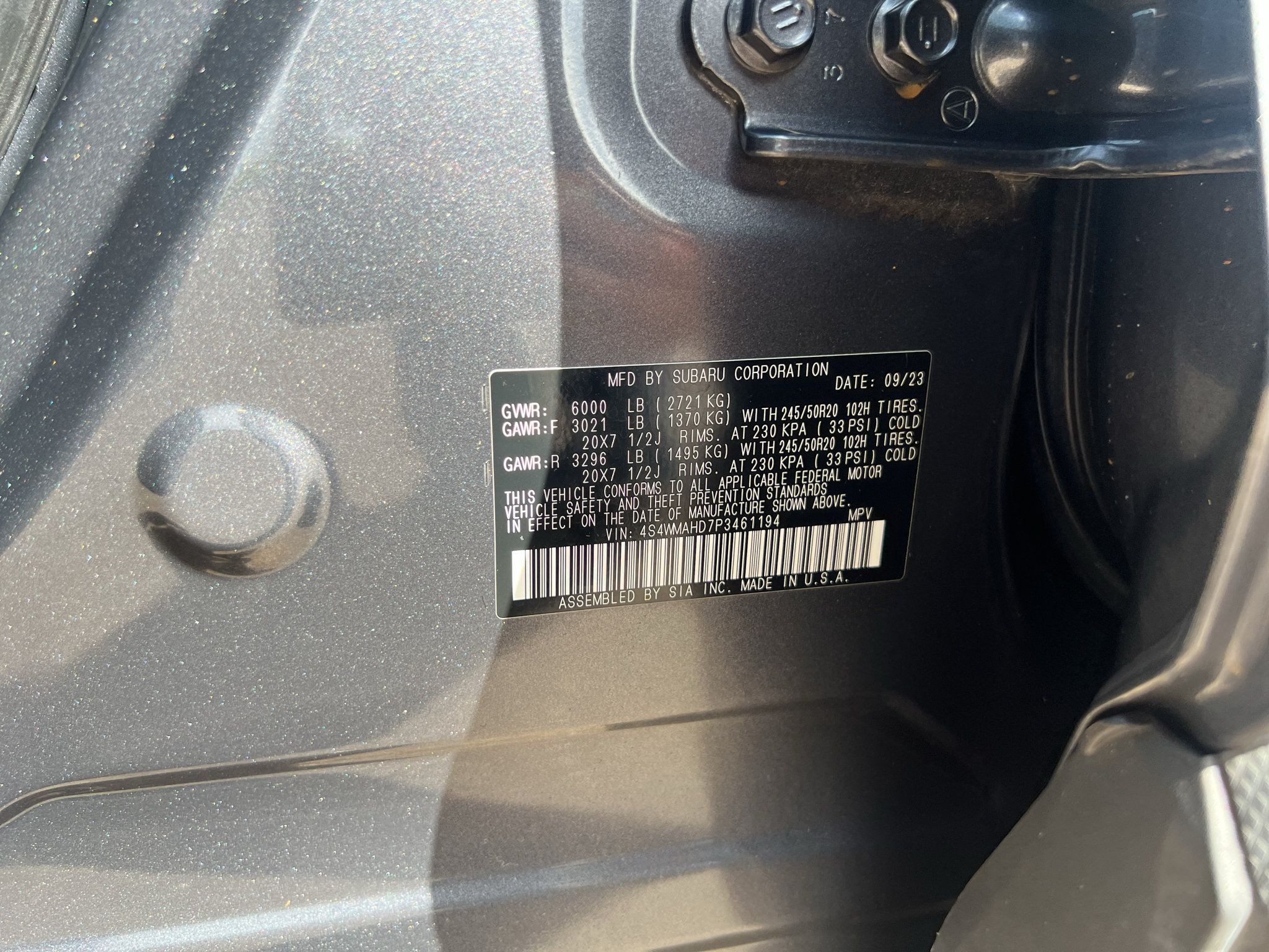 Used 2023 Subaru Ascent Onyx Edition AWD/4WD image 29