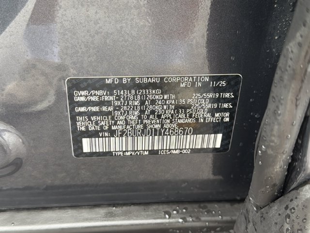 Certified 2026 Subaru Outback Touring XT AWD/4WD image 30