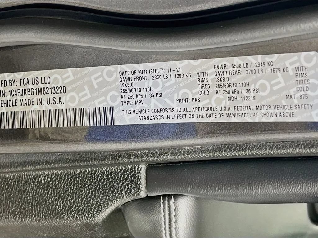 Used 2021 Jeep Grand Cherokee L Limited AWD/4WD image 33