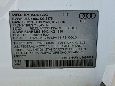 Used 2018 Audi Q5 Prestige w/ Premium Plus Package AWD/4WD image 40