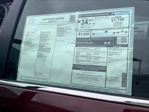 Used 2025 Nissan Sentra SV w/ All-Weather Package image 24