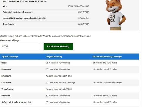 Used 2025 Ford Expedition Max Platinum w/ Platinum Ultimate Package image 84