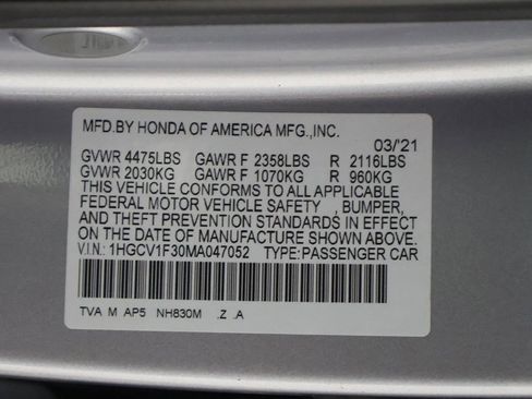 Used 2021 Honda Accord Sport image 46