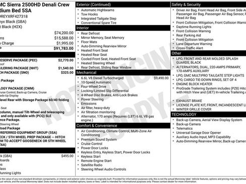 Used 2024 GMC Sierra 2500 Denali w/ Denali Reserve Package AWD/4WD image 2