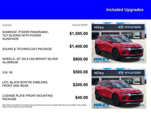Used 2021 Chevrolet Blazer LT w/ Sound & Technology Package FWD image 5