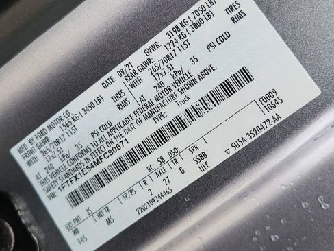 Used 2021 Ford F150 XLT w/ Equipment Group 301A Mid image 33