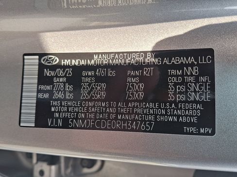 Certified 2024 Hyundai Tucson SEL w/ Convenience Package AWD/4WD image 29