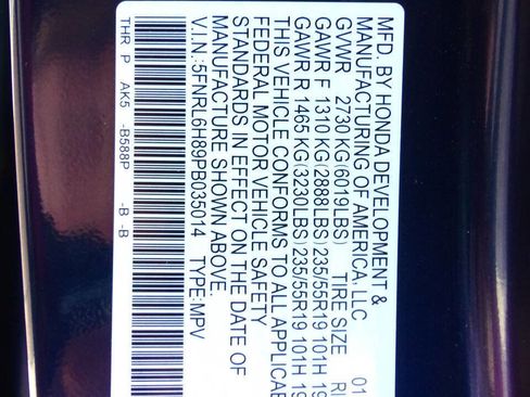 Used 2023 Honda Odyssey Touring image 22