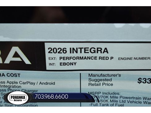 New 2026 Acura Integra Base image 34