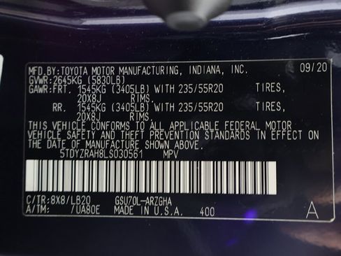 Used 2020 Toyota Highlander Limited image 61