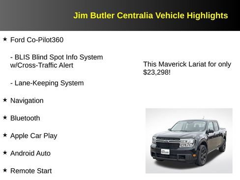 Used 2023 Ford Maverick Lariat w/ Lariat Luxury Package image 5