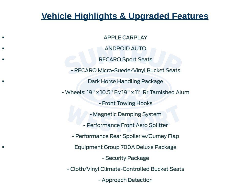 New 2025 Ford Mustang Dark Horse w/ Dark Horse Handlin Package RWD image 7