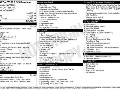 Certified 2025 MAZDA CX-50 AWD 2.5 S w/ Premium Package image 6