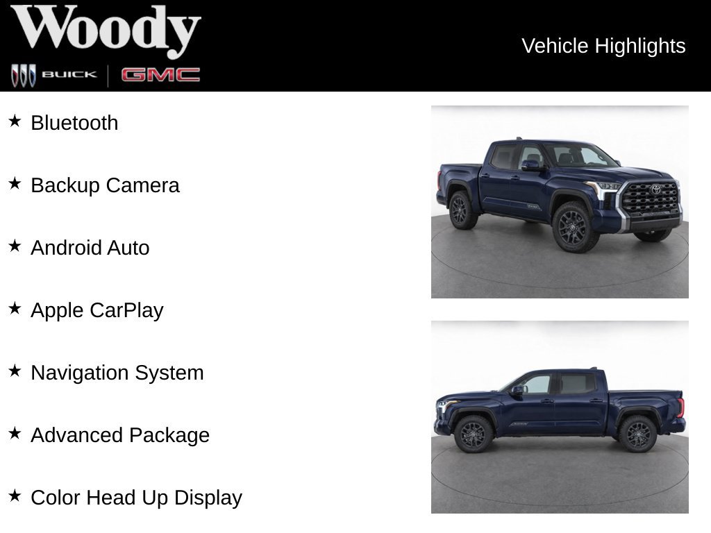 Used 2023 Toyota Tundra Platinum w/ Advanced Package AWD/4WD image 3
