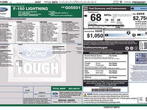 Used 2023 Ford F150 Lightning XLT image 6