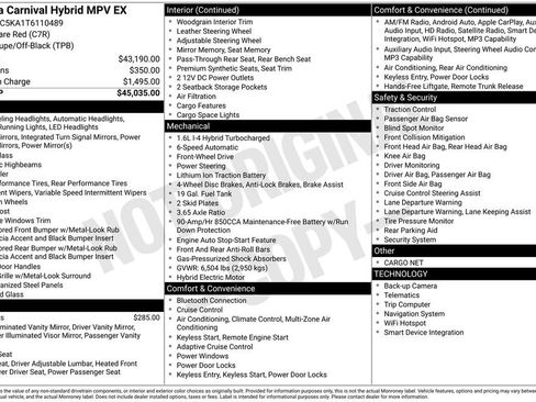New 2026 Kia Carnival EX image 2