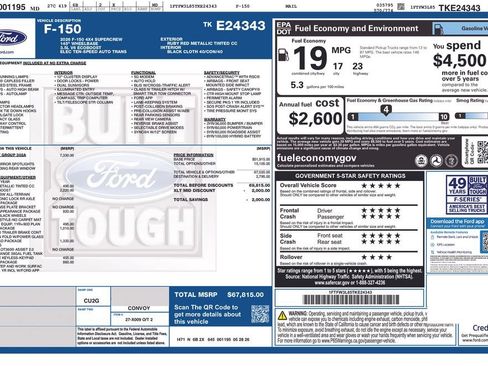 New 2026 Ford F150 XLT w/ Equipment Group 302A MID AWD/4WD image 6