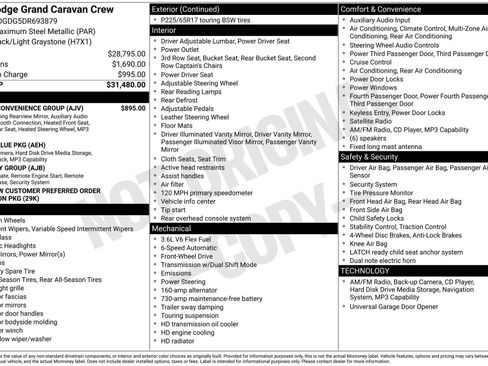 Used 2013 Dodge Grand Caravan Crew w/ Driver Convenience Group image 1