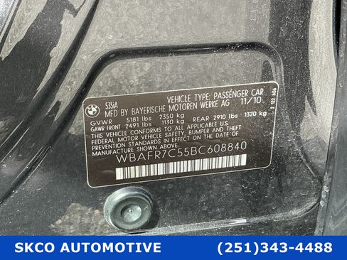 Used 2011 BMW 535i Sedan image 28