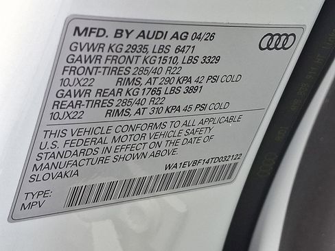 New 2026 Audi Q8 Premium Plus AWD/4WD image 22