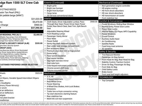 Used 2010 Dodge Ram 1500 Truck SLT w/ Lone Star Regional Pkg RWD image 5