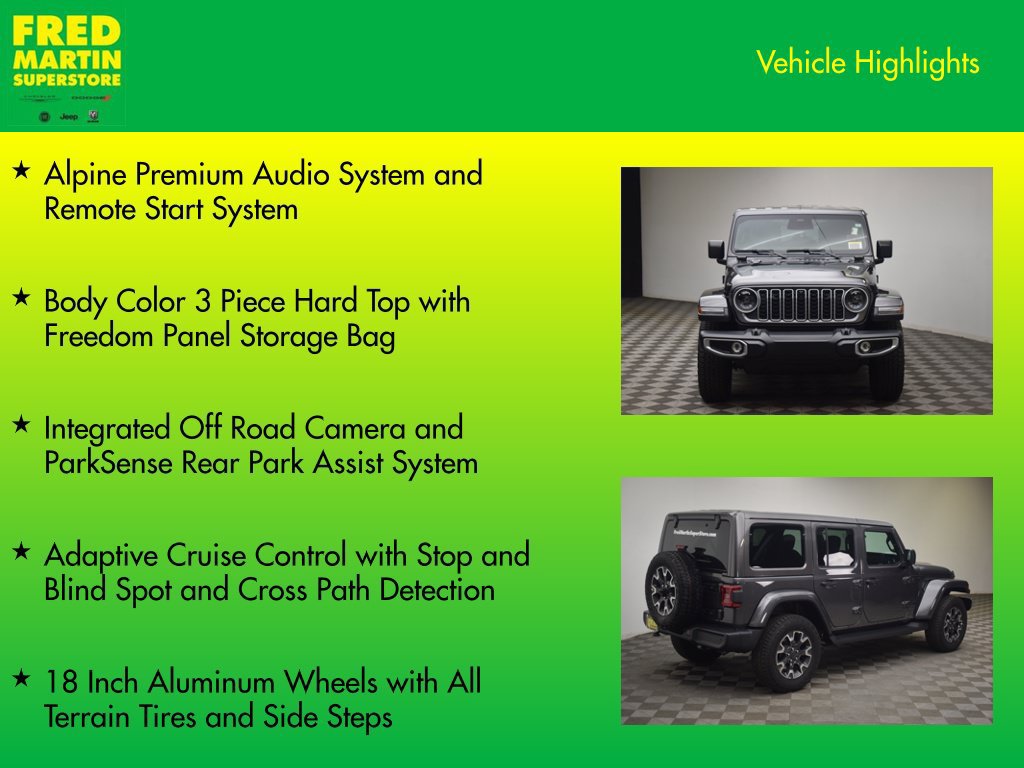 New 2026 Jeep Wrangler Unlimited Sahara AWD/4WD image 14