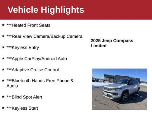 Used 2025 Jeep Compass Limited image 3