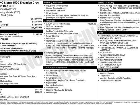 Used 2023 GMC Sierra 1500 Elevation w/ X31 Off-Road Package AWD/4WD image 5